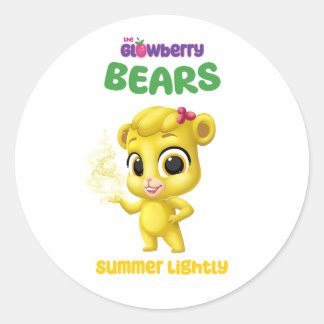 Glowberry Bears Summer Light Sticker