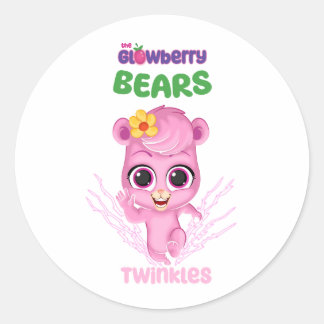 Glowberry Bears Twinkles Runder Aufkleber