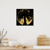 Glowees Moon Oak Goddess Poster (Küche)