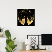 Glowees Moon Oak Goddess Poster (Heimbüro)