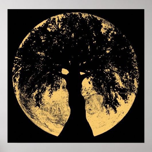 Glowees Moon Oak Goddess Poster (Vorne)
