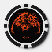 Glowees Tiger Pokerchips (Vorderseite)