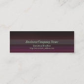 Gloweth dünne Visitenkarte (Rückseite)