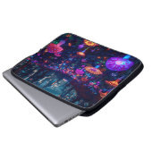 Glowfall Grove neon 15' Laptopschutzhülle (Vorne Knopf)