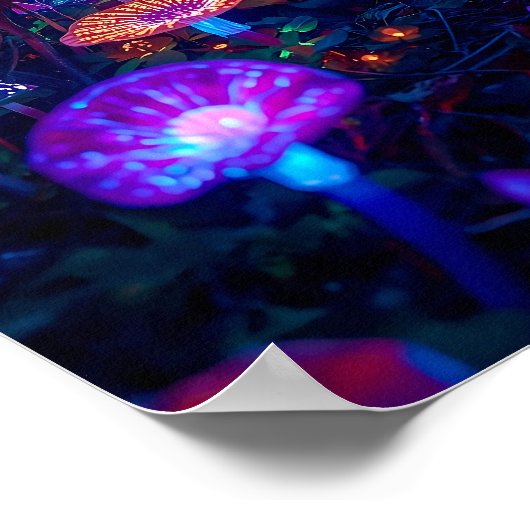 Glowfall Grove Poster (Ecke)