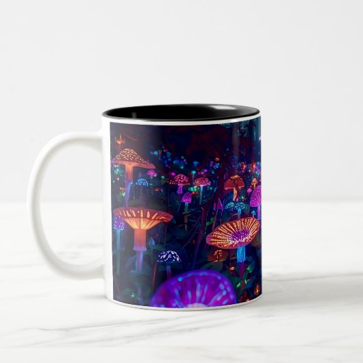Glowfall Grove Zweifarbige Tasse (Links)