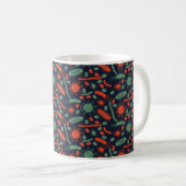 Glowing Bacteria Microorganism green red Kaffeetasse (VorderseiteRechts)