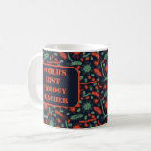 Glowing Bacteria Microorganism green red Kaffeetasse (Vorderseite Links)