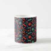 Glowing Bacteria Microorganism green red Kaffeetasse (Mittel)