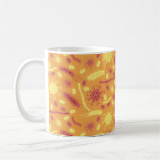 Glowing Bacteria Microorganism orange Kaffeetasse