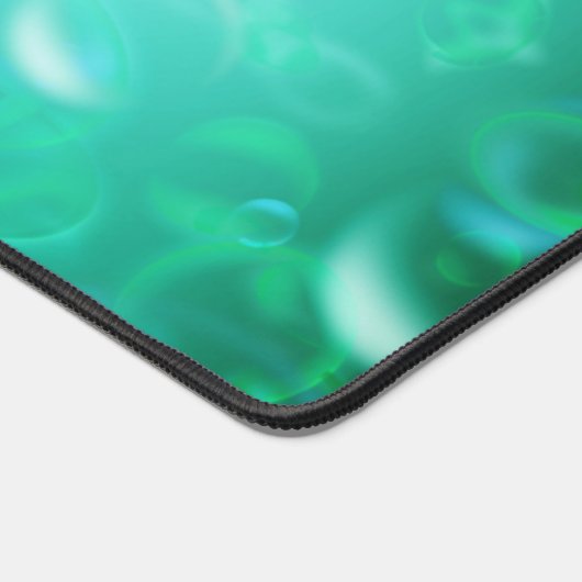 Glowing Bubbles Schreibtischunterlage (Ecke)