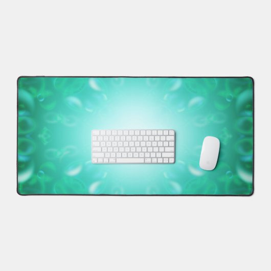 Glowing Bubbles Schreibtischunterlage (Tastatur & Maus)