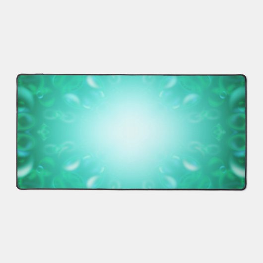 Glowing Bubbles Schreibtischunterlage (Vorderseite)