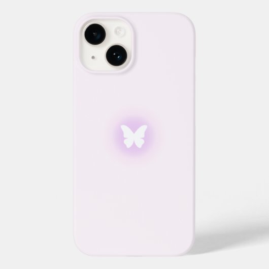 Glowing Butterfly Pastel Case-Mate iPhone Hülle (Rückseite)