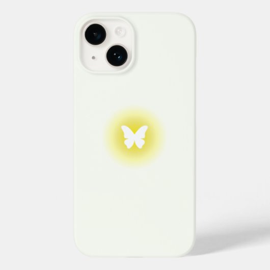 Glowing Butterfly Pastel Case-Mate iPhone Hülle (Rückseite)