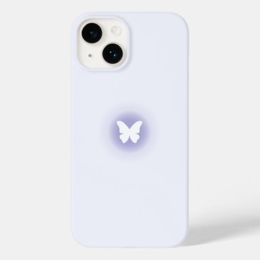 Glowing Butterfly Pastel Case-Mate iPhone Hülle (Rückseite)
