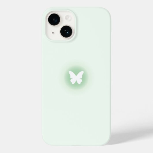 Glowing Butterfly Pastel Case-Mate iPhone Hülle (Rückseite)