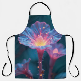 Glowing Flower Apron Schürze