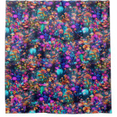 Glowing Garden Duschvorhang (Vorderseite)