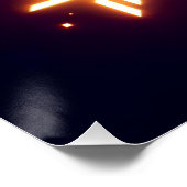 glowing image of a heart with cupid's arrow poster (Ecke)