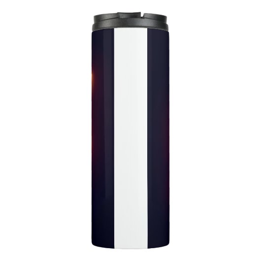 glowing image of a heart with cupid's arrow thermosbecher (Rückseite)