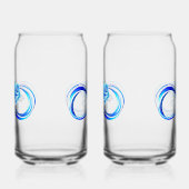 Glowing infinity with blue rose dosenglas (Links)