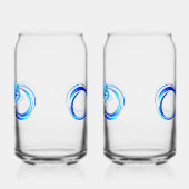 Glowing infinity with blue rose dosenglas (Rechts)