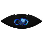 Glowing infinity with blue rose football (Panel)