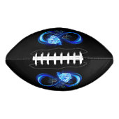 Glowing infinity with blue rose football (Vorderseite)