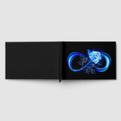 Glowing infinity with blue rose gästebuch (Voll)