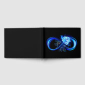 Glowing infinity with blue rose gästebuch (Voll)