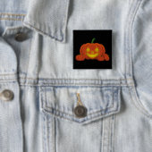 Glowing Jack-o'-Lantern Pumpkin Button (Beispiel)
