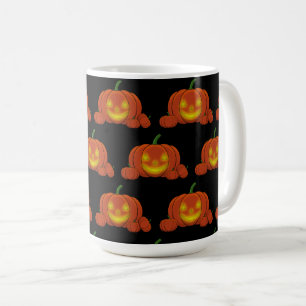 Glowing Jack-o'-Lantern Pumpkin Kaffeetasse