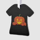 Glowing Jack-o'-Lantern Pumpkin Ornament (Vorderseite)
