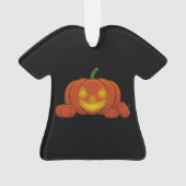 Glowing Jack-o'-Lantern Pumpkin Ornament (Rückseite)