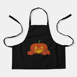 Glowing Jack-o'-Lantern Pumpkin Schürze