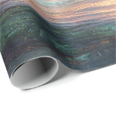 Glowing Jellyfish in Sunset Skies Geschenkpapier (Rolleneckpunkt)