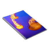 GLOWING JELLYFISH SPIRAL BOUND NOTEBOOK NOTIZBLOCK (Rechte Seite)