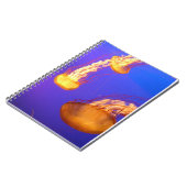 GLOWING JELLYFISH SPIRAL BOUND NOTEBOOK NOTIZBLOCK (Linke Seite)