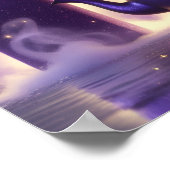 Glowing Letter K Halloween Wall Art for Kids Room Poster (Ecke)