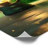 Glowing Letter L Wall Art for Kids Rooms  Poster (Ecke)