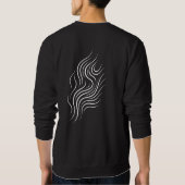 Glowing Lion & Aura Flow Sweatshirt (Rückseite)