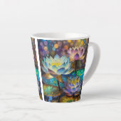 Glowing Lotus Flowers Trio Milchtasse (Rechte Ecke)