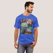 Glowing Lotus Flowers Trio T-Shirt (Vorne ganz)