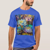 Glowing Lotus Flowers Trio T-Shirt (Vorderseite)