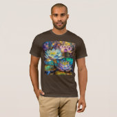 Glowing Lotus Flowers Trio T-Shirt (Vorne ganz)