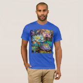 Glowing Lotus Flowers Trio T-Shirt (Vorne ganz)