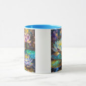 Glowing Lotus Flowers Trio Tasse (Zentrum)