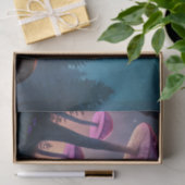 Glowing Mushroom Forest Fox Fantasy Art Seidenpapier (Geschenk)