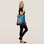 Glowing Mushroom Forest Fox Fantasy Art Tasche (Am Model)
